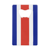 Zivile Flagge Costa Ricas Geldbeutel Flaschenöffner (Vorderseite)