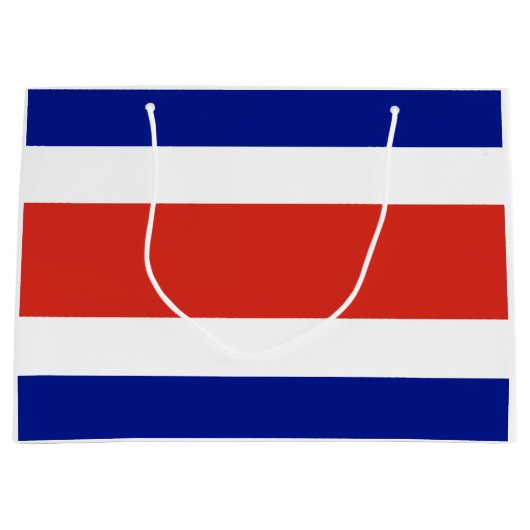 Zivile Flagge Costa Ricas Große Geschenktüte (Vorderseite)