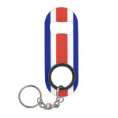 Zivile Flagge Costa Ricas Mini Flaschenöffner (Vorderseite)