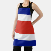 Zivile Flagge Costa Ricas Schürze (InSitu)