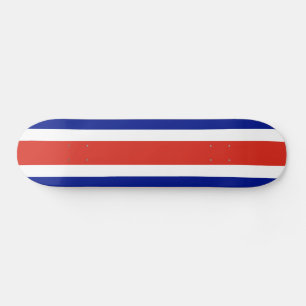 Zivile Flagge Costa Ricas Skateboard