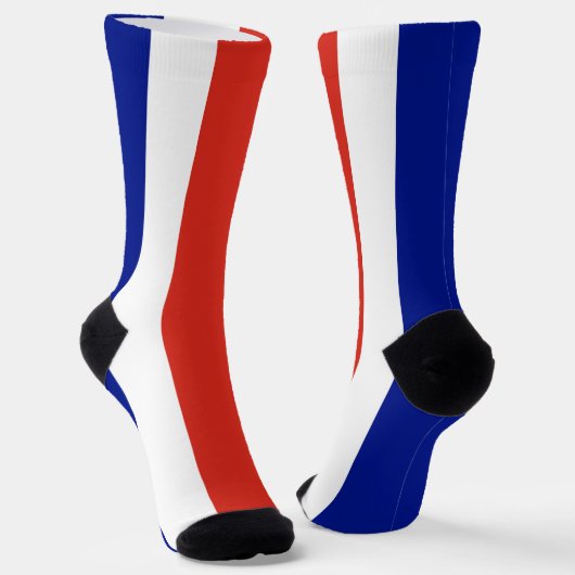 Zivile Flagge Costa Ricas Socken (Gewinkelt)