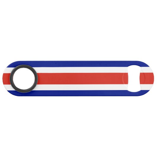 Zivile Flagge Costa Ricas Speed Flaschenöffner (Vorderseite (Horizontal))