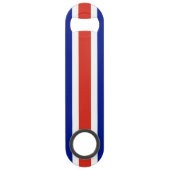 Zivile Flagge Costa Ricas Speed Flaschenöffner (Rückseite)