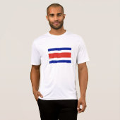 Zivile Flagge Costa Ricas T-Shirt (Vorne ganz)