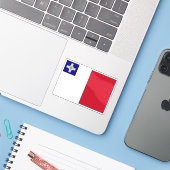 Zivile Flagge Maltas (1943-1964, nicht amtlich) Aufkleber (Laptop mit iPhone)