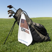 Zivile Gewerkschaft Phantastisch Charming Flag Cla Golfhandtuch (Gras)