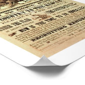 Zivile Gewerkschaft Poster (Ecke)