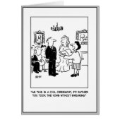 Zivile Hochzeitsfeier in einer Kanzlei (Vorne)