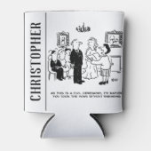 Zivile Hochzeitsfeier in einer Kanzlei Dosenkühler (Vorderseite)