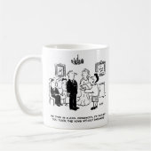 Zivile Hochzeitsfeier in einer Kanzlei Kaffeetasse (Links)