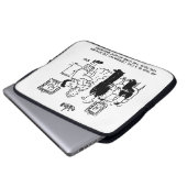 Zivile Hochzeitsfeier in einer Kanzlei Laptopschutzhülle (Vorne Knopf)