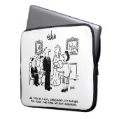 Zivile Hochzeitsfeier in einer Kanzlei Laptopschutzhülle (Vorderseite Links)