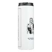 Zivile Hochzeitsfeier in einer Kanzlei Therma Thermosbecher (Rückseite)