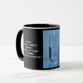 Zivile Ingenieur-Ausdruck-Tasse Tasse (Vorderseite Links)