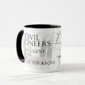 Zivile Ingenieur-Tasse Tasse (Vorderseite Links)