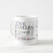 Zivile Ingenieur-Tassen-Frau Kaffeetasse (Vorderseite Links)
