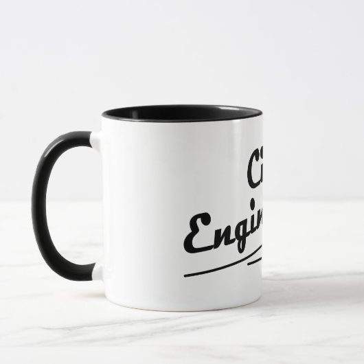 Zivile Ingenieurbahn Tasse (Links)