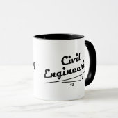 Zivile Ingenieurbahn Tasse (VorderseiteRechts)