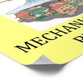 ZIVILE Ingenieure bauen Ziele Poster (Ecke)