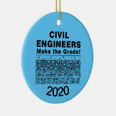 Zivile Ingenieure machen die Note Keramik Ornament (Rechts)