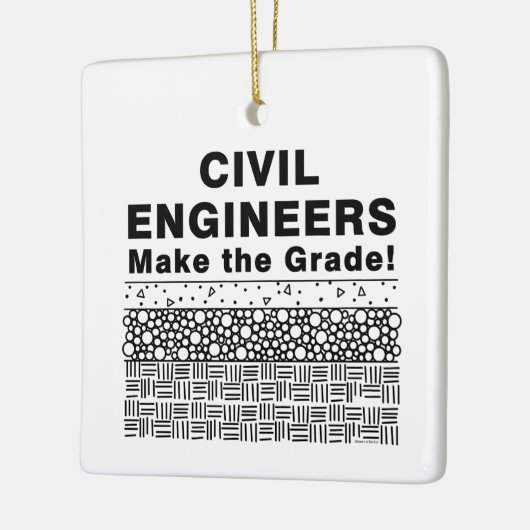 Zivile Ingenieure machen die Note Keramikornament (Links)
