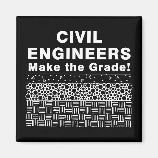 Zivile Ingenieure machen die Note Magnet (Vorne)