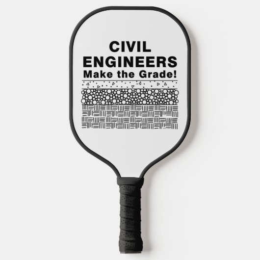 Zivile Ingenieure machen die Note Pickleball Schläger (Vorderseite)