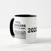 Zivile Ingenieure machen die Note Tasse (Vorderseite Links)