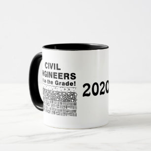 Zivile Ingenieure machen die Note Tasse