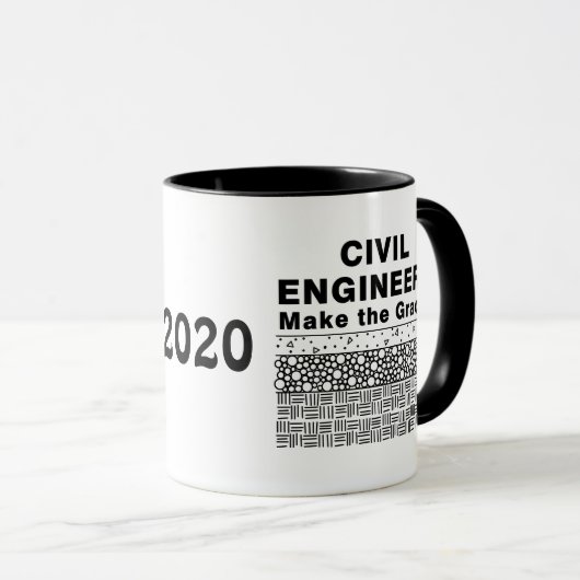 Zivile Ingenieure machen die Note Tasse (VorderseiteRechts)