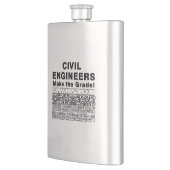 Zivile Ingenieure machen die Tasse der Stufe Flachmann (Links)