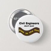 Zivile Ingenieure spielen Button (Vorne & Hinten)