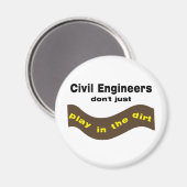Zivile Ingenieure spielen Magnet (Vorderseite/Rückseite)
