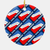 Zivile Ingenieurliga Keramik Ornament (Hinten)