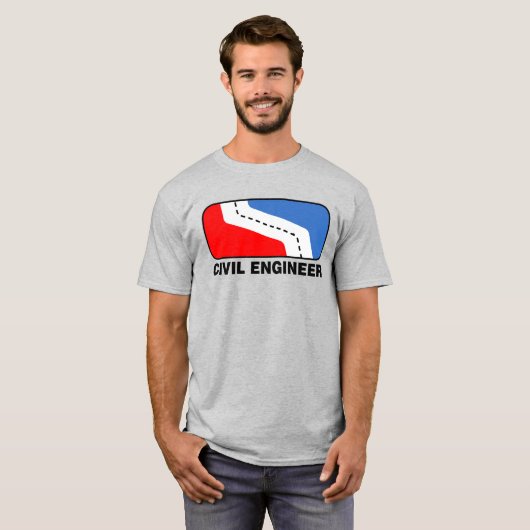Zivile Ingenieurliga T-Shirt (Vorne ganz)