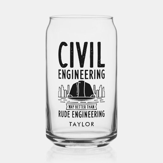 Zivile Ingenieurskunst ist besser als unhandliche Dosenglas (Vorderseite)