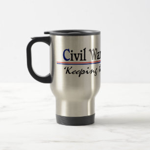 Zivile Krieg Reenactor Reise-Tasse Reisebecher
