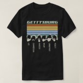 Zivile Kriege Gettysburg Bart Geschenk Alte Schule T-Shirt (Design vorne)