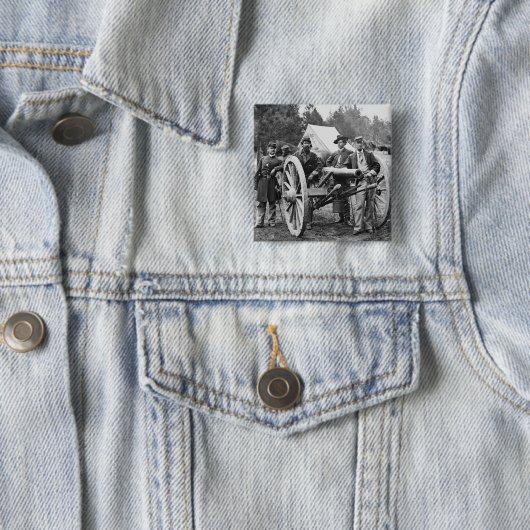 Zivile Kriegs-Artillerie, 1860s Button (Beispiel)