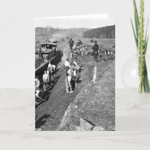 Zivile Kriegs-Eisenbahn bei Clifton, Virginia, Karte