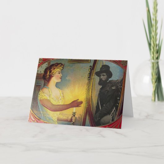 Zivile Kriegs-Erscheinung (Vintage Karte (Vorderseite)