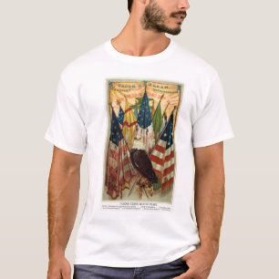 Zivile Kriegs-Kampf-Flaggen no.1 T-Shirt