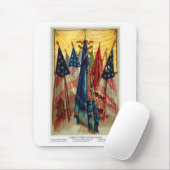 Zivile Kriegs-Kampf-Flaggen no.6 Mousepad (Mit Mouse)