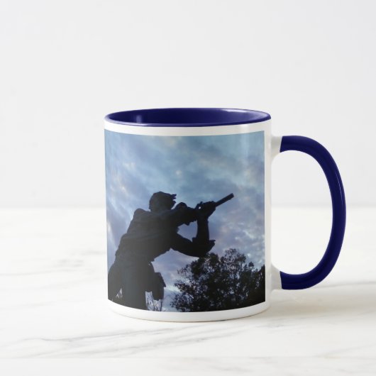 Zivile Kriegs-Statue-Tasse Tasse (Rechts)