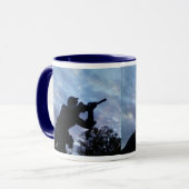 Zivile Kriegs-Statue-Tasse Tasse (Vorderseite Links)