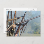 Zivile Kriegs-Tageshartford-Stadt, Indiana Postkarte (Vorne/Hinten)