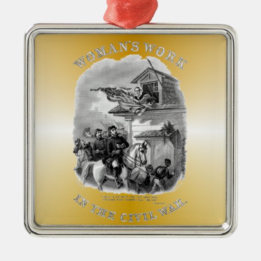 Zivile Kriegs-Verzierung Ornament Aus Metall (Vorne)