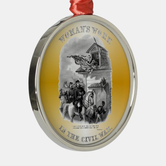 Zivile Kriegs-Verzierung Silbernes Ornament (Rechts)