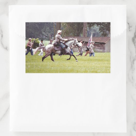 Zivile Kriegserneuerung Rechteckiger Aufkleber (Tasche)